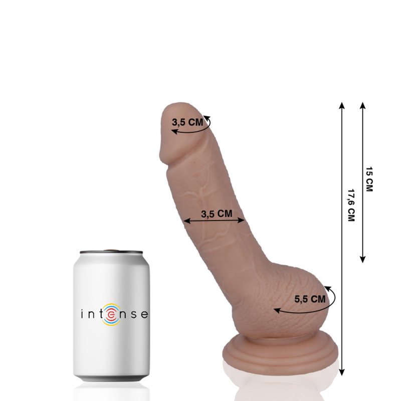 Dildo Realista Mister Intense 17.6 cm - Diámetro 3.5 cm