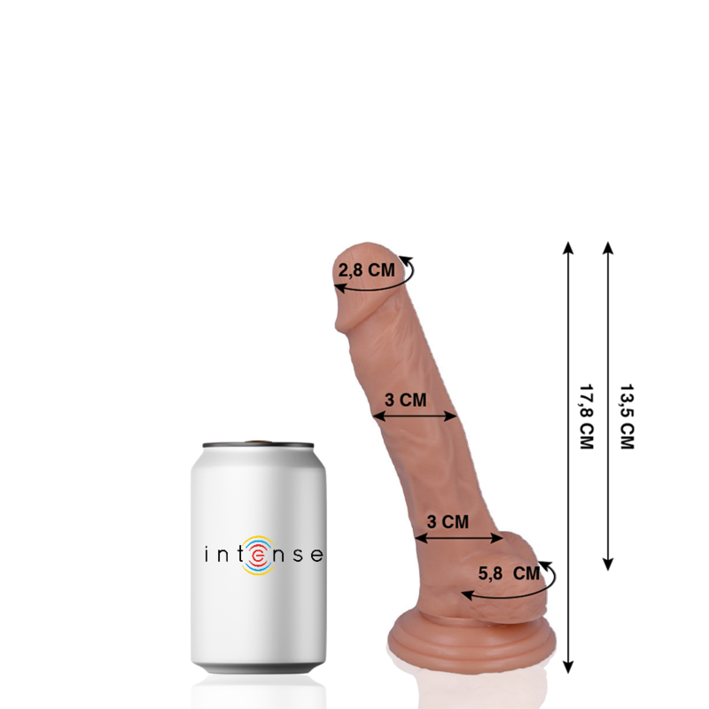 Dildo Realístico MR INTENSE de 17.8 cm - Placer Intenso con Diseño Ergonómico