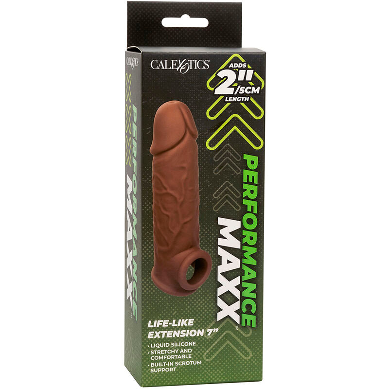 Extensor Realista Performance Maxx Life-Like de 7" para Mayor Longitud y Placer sin Complicaciones