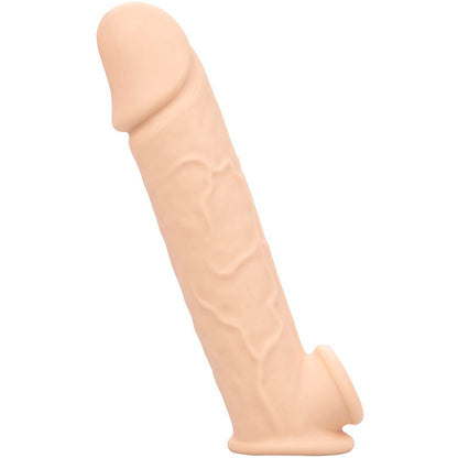 Extensión Realista Performance Maxx de 8" con Silicona Líquida – Aumento de Placer y Soporte Mejorado para Parejas