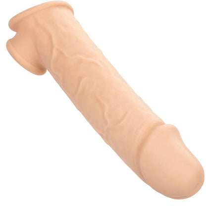 Extensión Realista Performance Maxx de 8" con Silicona Líquida – Aumento de Placer y Soporte Mejorado para Parejas