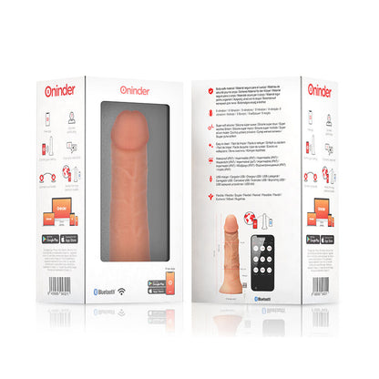 Dildo Vibrador ONINDER Bogotá 22cm, 9 Velocidades, Compatible con App Gratuita - Natural y Realista