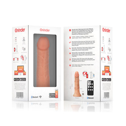 Vibrador de Realismo Virtual ONINDER Medium, 20 cm x 4.2 cm, Compatible con App Gratuita - Bogotá