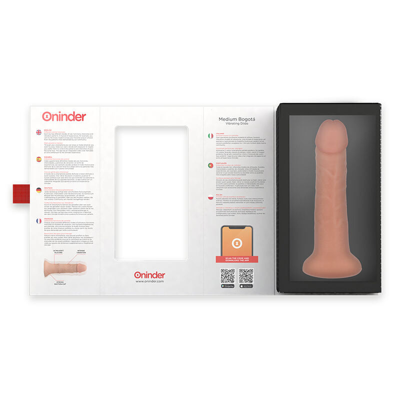 Vibrador de Realismo Virtual ONINDER Medium, 20 cm x 4.2 cm, Compatible con App Gratuita - Bogotá
