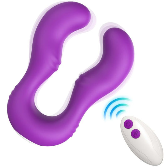 Vibrador Doble con Control Remoto Seraph Armony Violeta