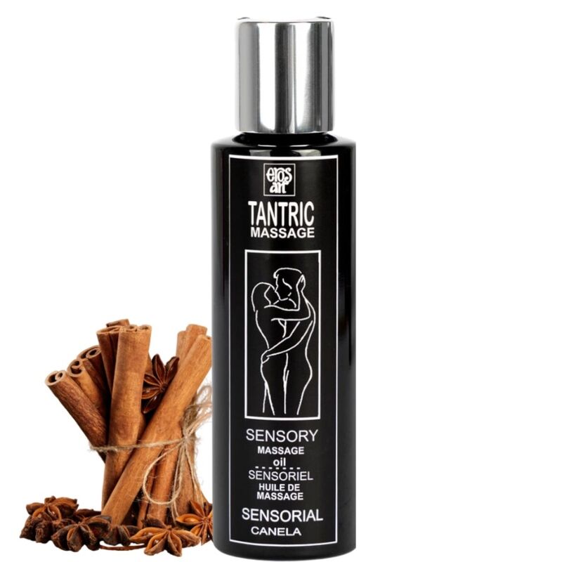 Aceite de Masaje Tántrico Natural con Afrodisíaco de Canela 100 ml - EROS-ART