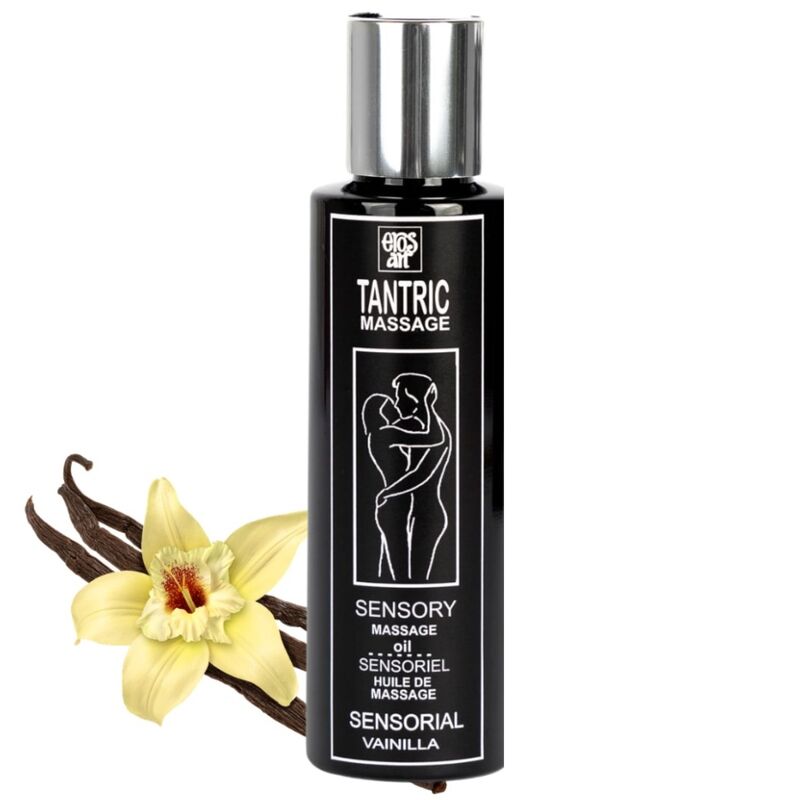 Aceite de Masaje Tántrico y Afrodisíaco de Vainilla - Natural, 100 ml - EROS-ART