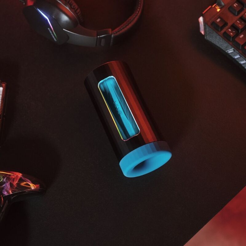 Masturbador Masculino LELO F1S V3 Color Verde Azulado – Placer y Tecnología Avanzada
