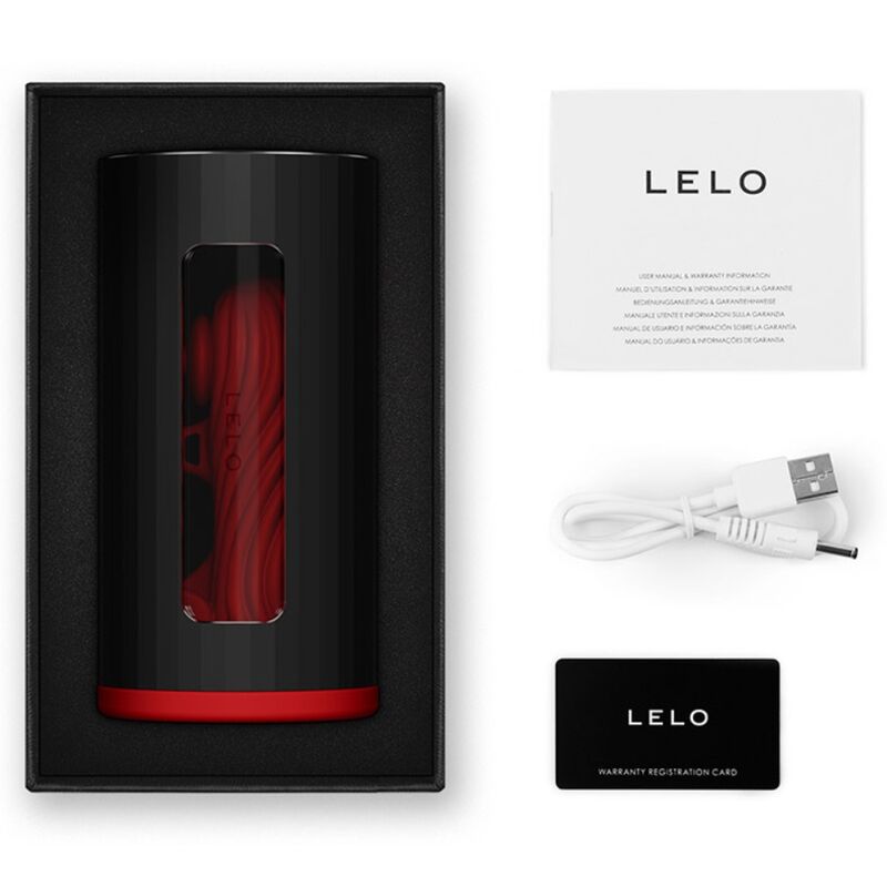 Masturbador Masculino LELO F1S V3 en Color Rojo - Innovación y Estilo para el Placer Masculino