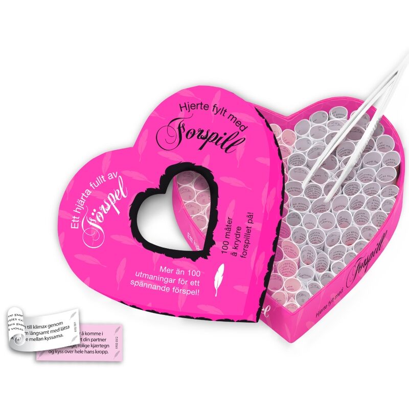 Set de Juego para Parejas: Corazón de Preliminares Románticos - Tease & Please