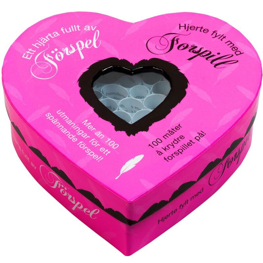 Set de Juego para Parejas: Corazón de Preliminares Románticos - Tease & Please