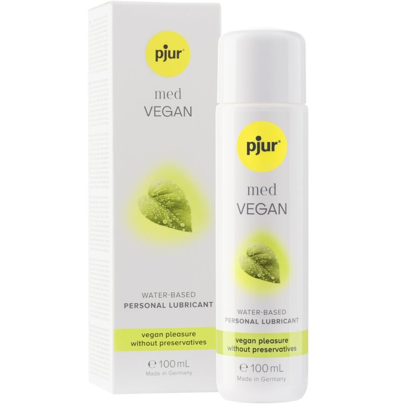 Lubricante Vegano de Base Acuosa, Sin Conservantes ni Parabenos, 100 ml - Ideal para Pieles Sensibles y Lubricación Duradera