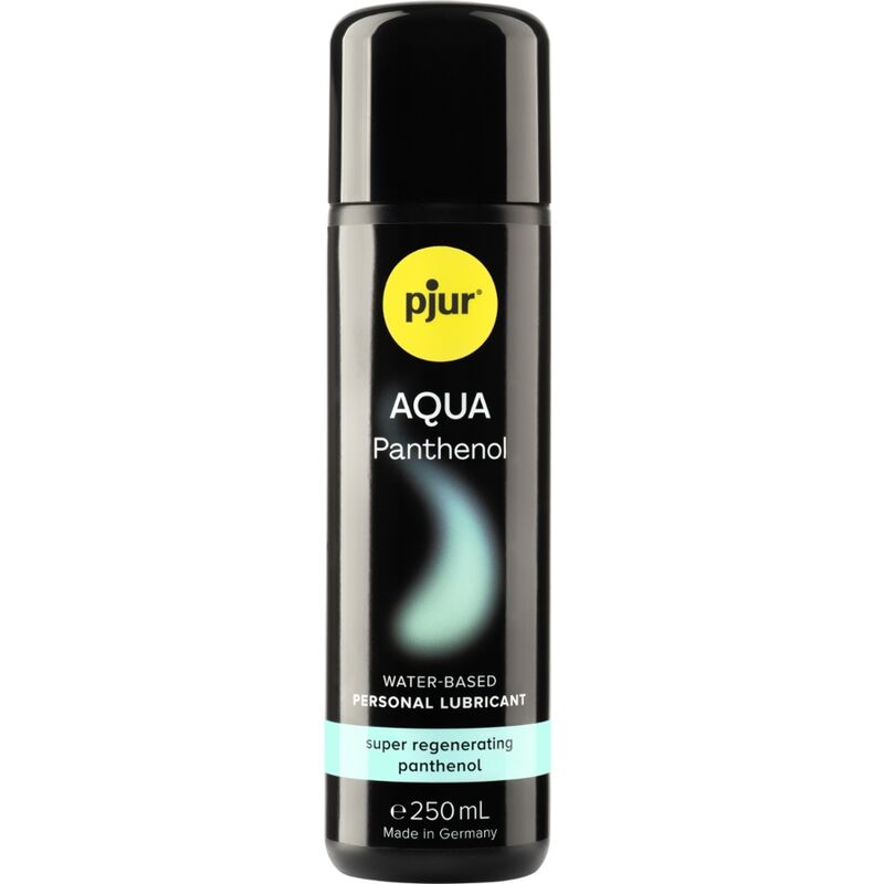 Lubricante a base de agua pjur AQUA Panthenol - Hidratación y Cuidado Duradero para la Piel (250 ml)