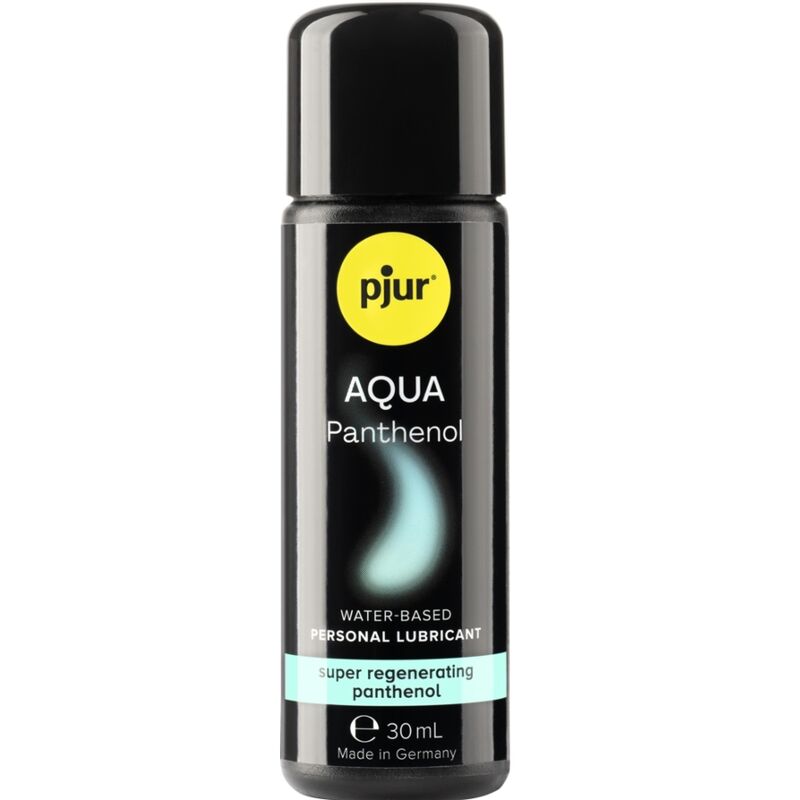 Lubricante Premium a Base de Agua pjur AQUA Panthenol: Hidratación y Regeneración para una Piel Cuidada - 30 ml