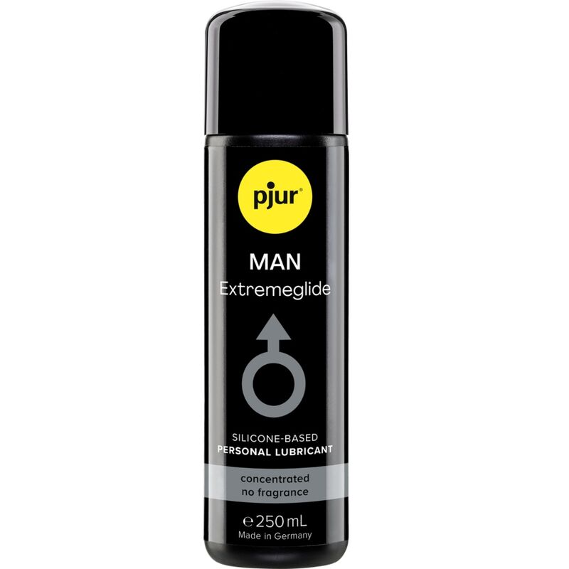 Lubricante de Silicona Pjur Man para Hombres - Antialergénico, No Pegajoso y Compatibilidad con Condones - 250 ml