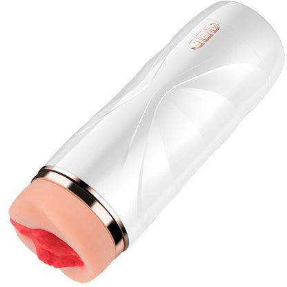 SHEQU - RILEY MASTURBADOR VAGINA CON VIBRACIÓN Y SUCCIONADOR