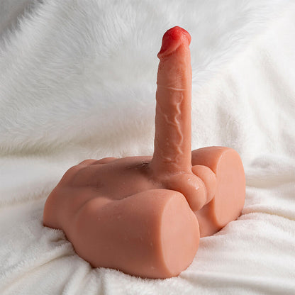 XISE - PEEL DILDO ASS MASTURBADOR DILDO REALÍSTICO POSICIÓN FRONTAL CON THRUSTING 17,5 CM