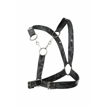 MOB - DNGEON ARNÉS PLATEADO CON CADENAS TALLA ÚNICA