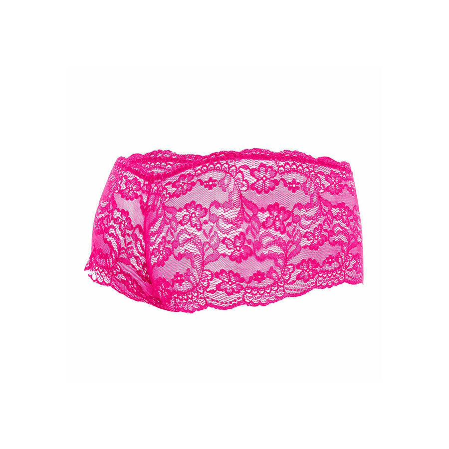 MOB - BOXER ENCAJE ROSA TALLA L/XL