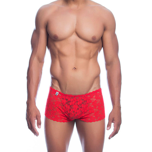MOB - BOXER ENCAJE ROJO TALLA L/XL