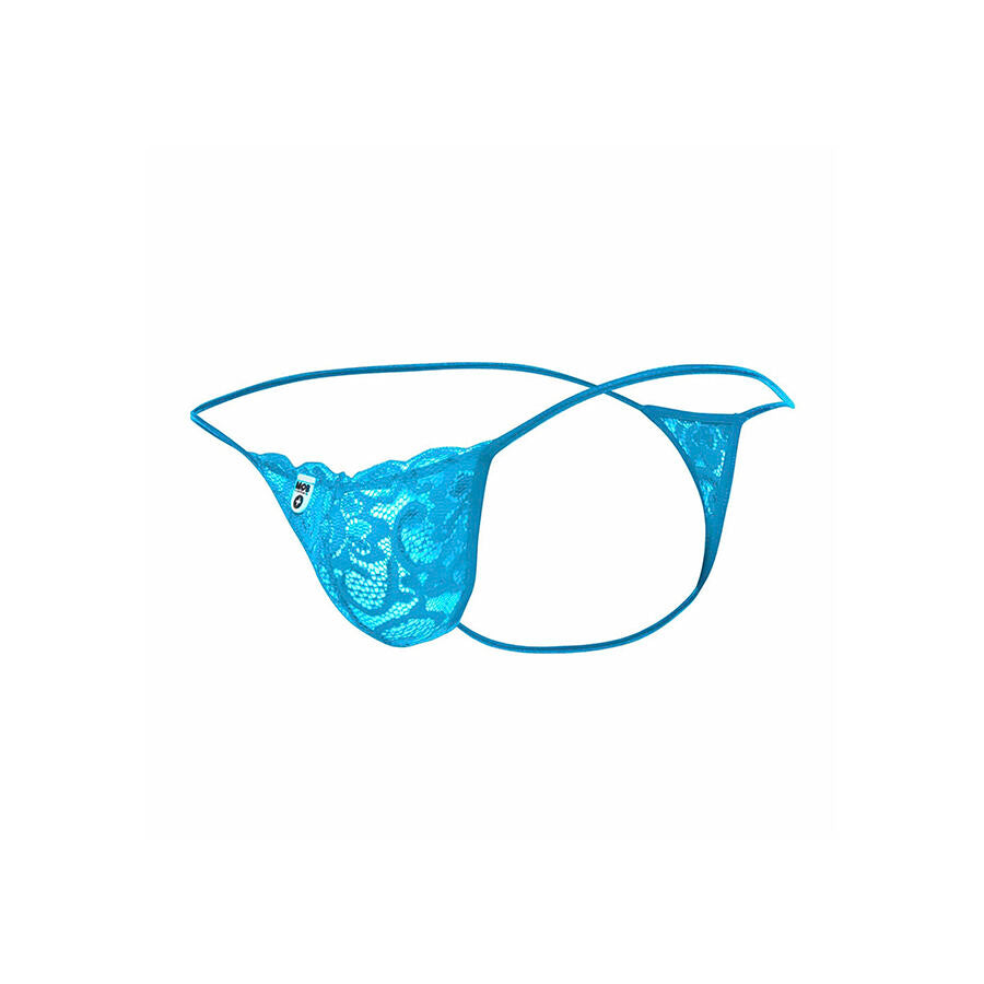MOB - TANGA DE ENCAJE AQUA TALLA L/XL