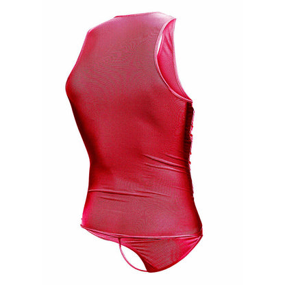 MOB - BODYSHEER TRANSPARTE ROJO TALLA L/XL