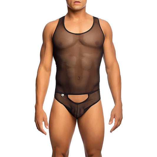 MOB - BODYSHEER TRANSPARTE NEGRO TALLA L/XL