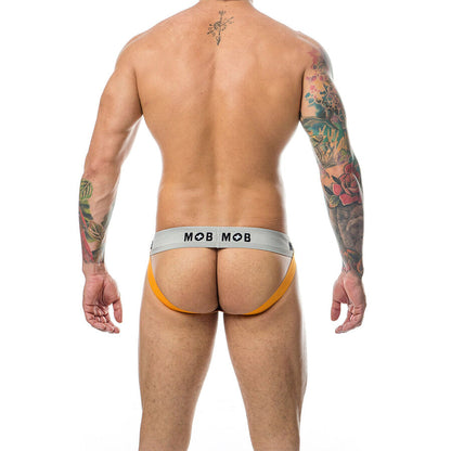 MOB - JOCK CLASICO STRIPE NARANJA TALLA L
