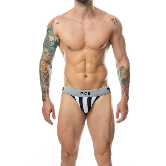 MOB - JOCK CLASICO STRIPE BLANCO TALLA L