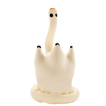 CONDOMERIE - PRESERVATIVO DECORATIVO PINTADO A MANO CISNE