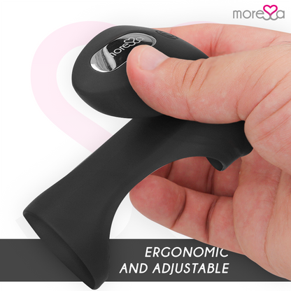 MORESSA - BRANDON POTENTE ANILLO VIBRADOR CON FUNDA DE ENGROSAMIENTO MASCULINO