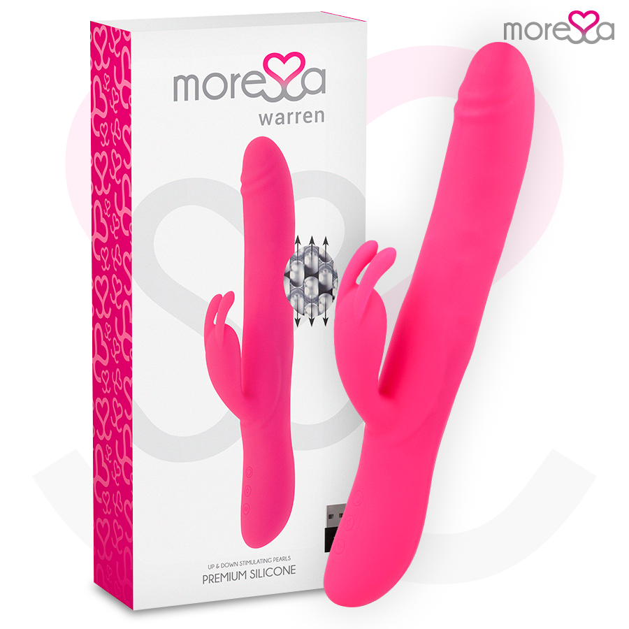 MORESSA - WARREN IMPULSOR OSCILANTE Y POTENTE VIBRACION PREMIUM SILICONA RECARGABLE