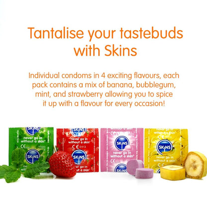 SKINS - MULTI SABORES PRESERVATIVOS PREMIUM PACK 16