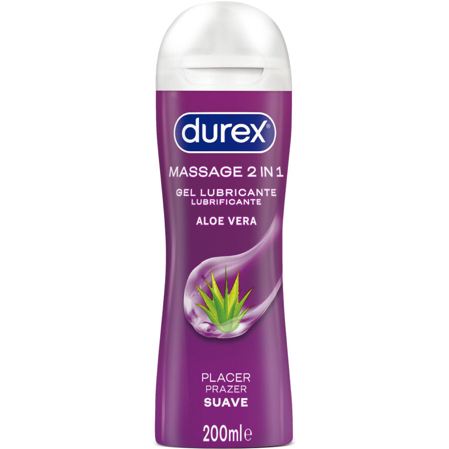 Durex Play 2 en 1 Lubricante Íntimo y Gel de Masaje con Aloe Vera