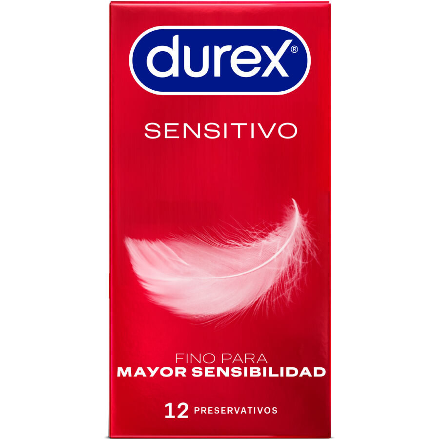 Durex Sensitivo Suave - Condones Ultra Finos 12 Unidades