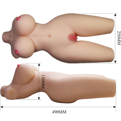 CRAZY BULL - TIFFANY TORSO FEMENINO REALISTA VAGINA Y ANAL 5.5 KG
