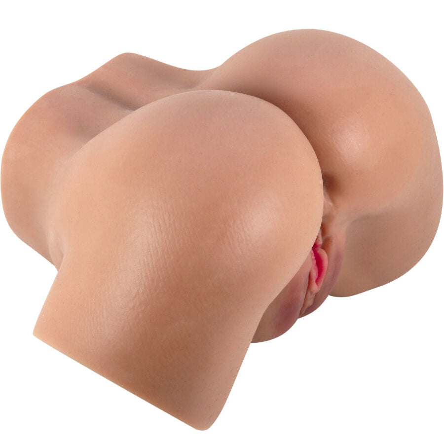CRAZY BULL - HAILEY TRASERO VIBRADOR CON VAGINA Y ANO REALÍSTICO MULATO CONTROL REMOTO