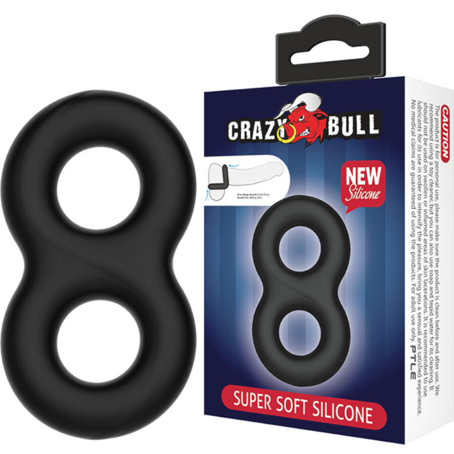 CRAZY BULL - ANILLO DOBLE SILICONA MEDICA
