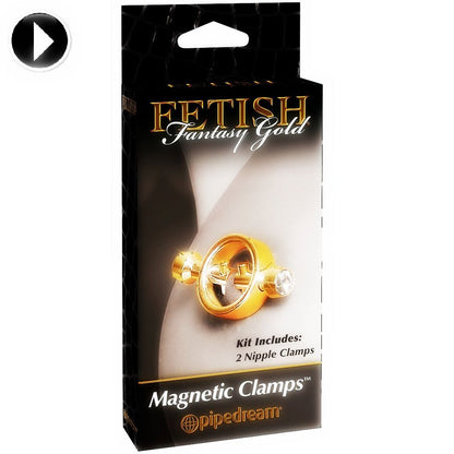 Pinzas Doradas para Pezones - Fetish Fantasy Collection