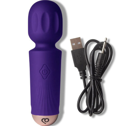 ROCKS-OFF - MINI WAND RECARGABLE 16 FUNCIONES NEGRO