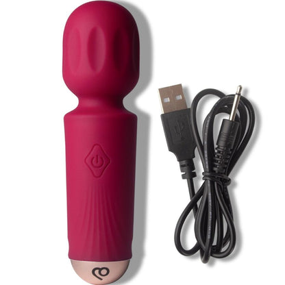 ROCKS-OFF - MINI WAND RECARGABLE 16 FUNCIONES NEGRO