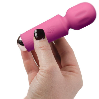 ROCKS-OFF - MINI WAND RECARGABLE 16 FUNCIONES NEGRO
