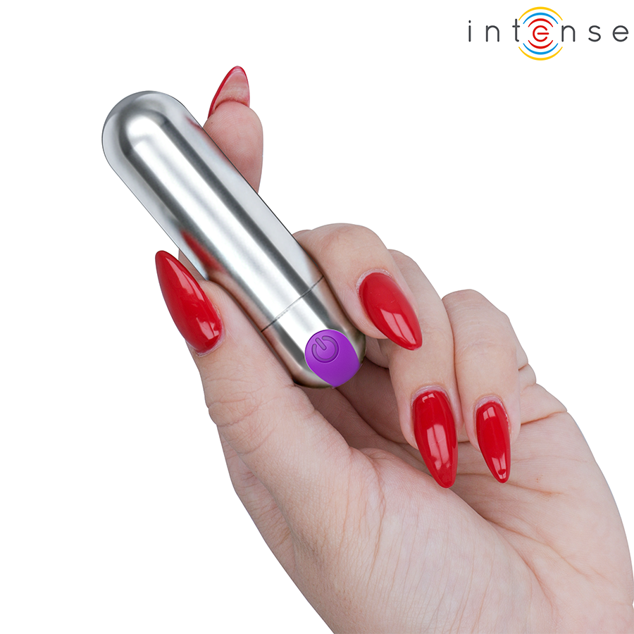 INTENSE - KAREN MINI BALA VIBRADORA 10 MODOS RECARGABLE NEGRO