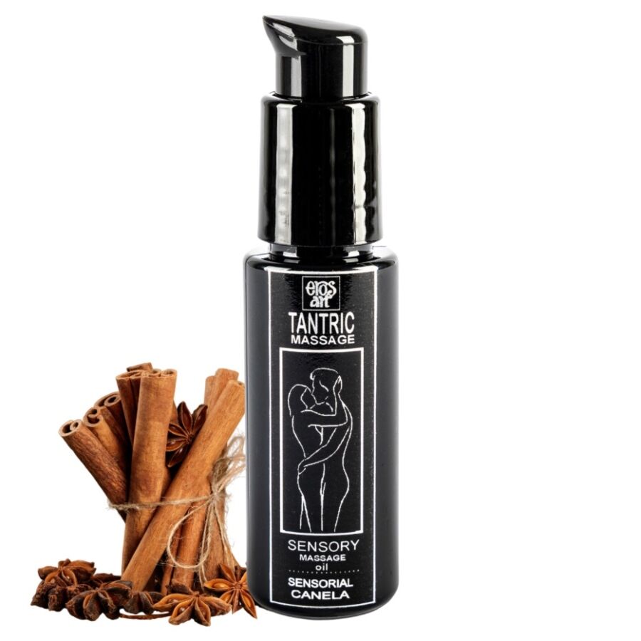 EROS-ART - ACEITE MASAJE TANTRICO NATURAL Y AFRODISÍACO CANELA 30 ML
