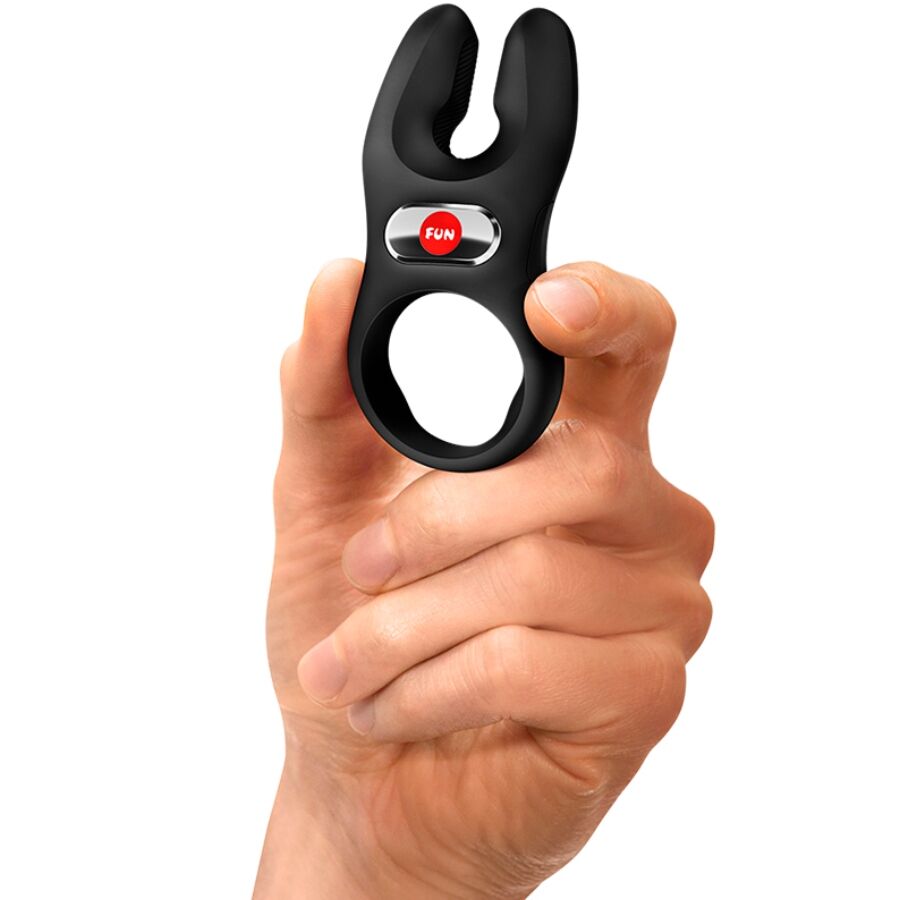 FUN FACTORY - NOS PRO ANILLO VIBRADOR PENE NEGRO