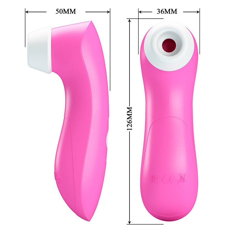 ROMANCE - SUCCIONADOR DE CLÍTORIS CON TECNOLOGÍA DE PULSACIÓN ROSA