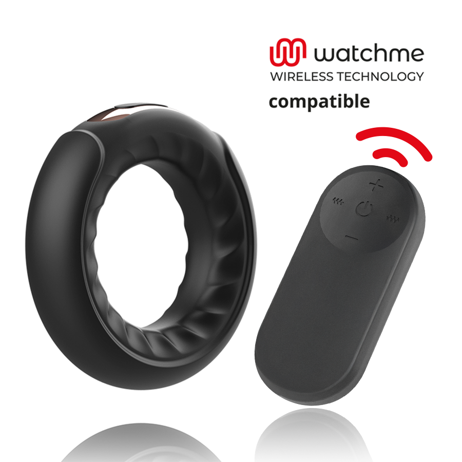 ANBIGUO - ADRIANO ANILLO VIBRADOR COMPATIBLE CON WATCHME WIRELESS TECHNOLOGY