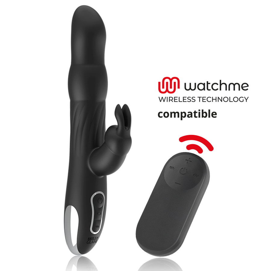 BRILLY GLAM - MOEBIUS RABBIT VIBRATOR & ROTATOR COMPATIBLE CON WATCHME WIRELESS TECHNOLOGY