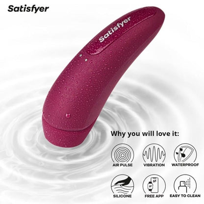 SATISFYER - CURVY 1 + ROJO ROSADO