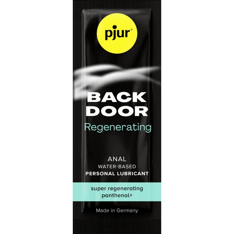 Lubricante Intimo de Larga Duración a Base de Agua con Efecto Hidratante y Relajante - Ideal para Penetración Anal y Uso con Juguetes, Pjur® 2 ml